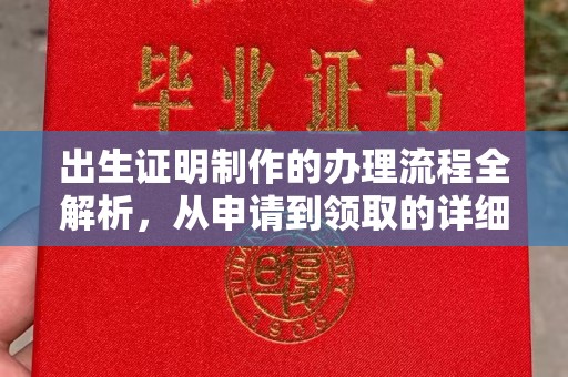 庆元出生证明制作的办理流程全解析，从申请到领取的详细指南